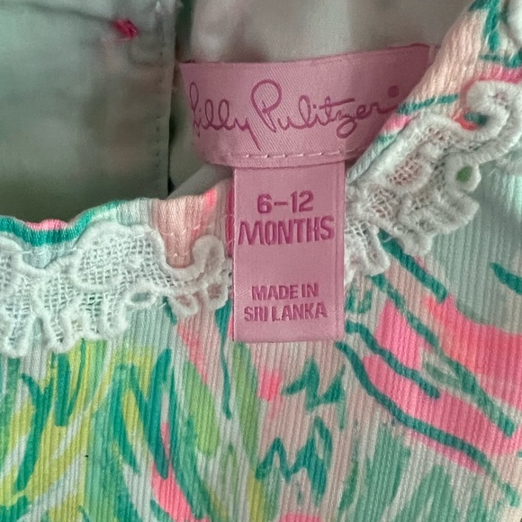 EUC Size 6-12 Month Lilly Pulizter Dress with matching bloomers! - Picture 2 of 2